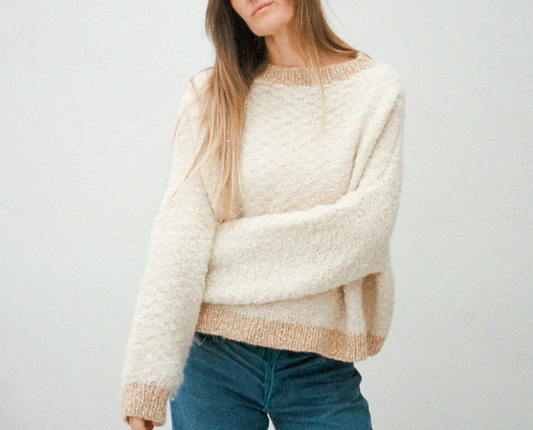 Sweater No. 77 | zauberhaftes Muster aus Le Coton & Alpaca von Biches & Bûches