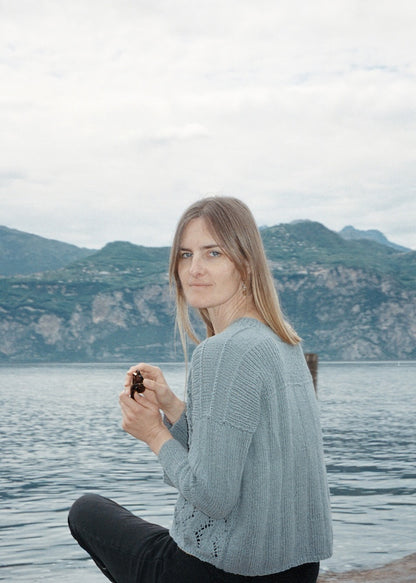Celia Blouse | casual summer sweater made from Le Petit Organic Cotton by Biches & Bûches