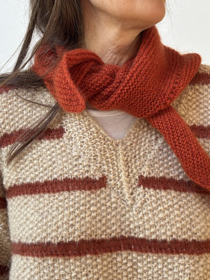 Foulard Alba édition mohair | Étole basique en Le Petit Lambswool et Le Petit Silk Mohair de Biches & Bûches