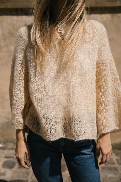 Agnes Sweater | zarte oversize Bluse aus Le Gros Silk & Mohair von Biches & Bûches