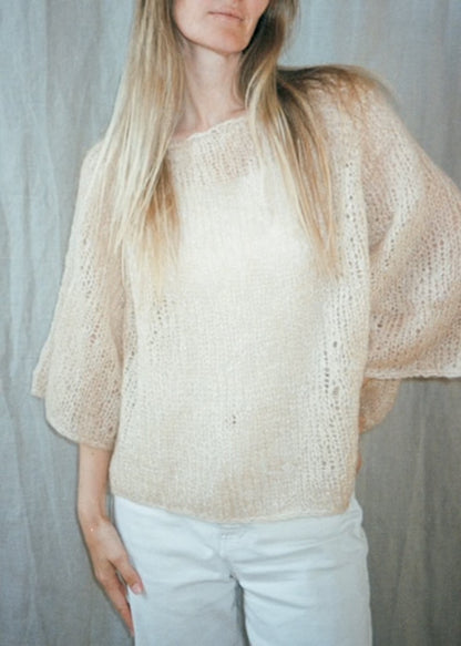 Agnes Sweater | zarte oversize Bluse aus Le Gros Silk & Mohair von Biches & Bûches
