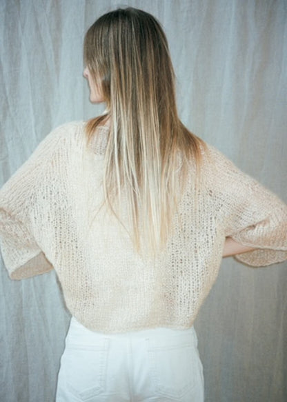 Agnes Sweater | zarte oversize Bluse aus Le Gros Silk & Mohair von Biches & Bûches