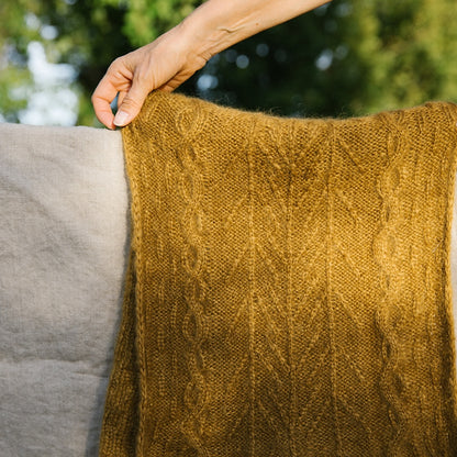 Châle Havu | motifs floraux en Le Gros Silk & Mohair de Biches & Bûches