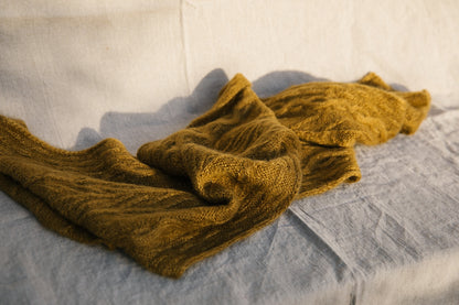 Châle Havu | motifs floraux en Le Gros Silk & Mohair de Biches & Bûches