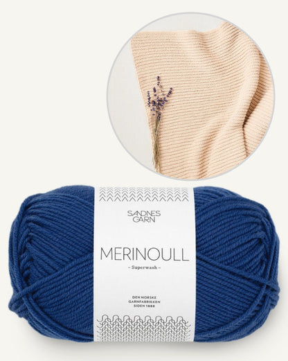 Couverture Billie pour bébé - avec tutoriel gratuit | super douce en laine mérinos de Sandnes Garn