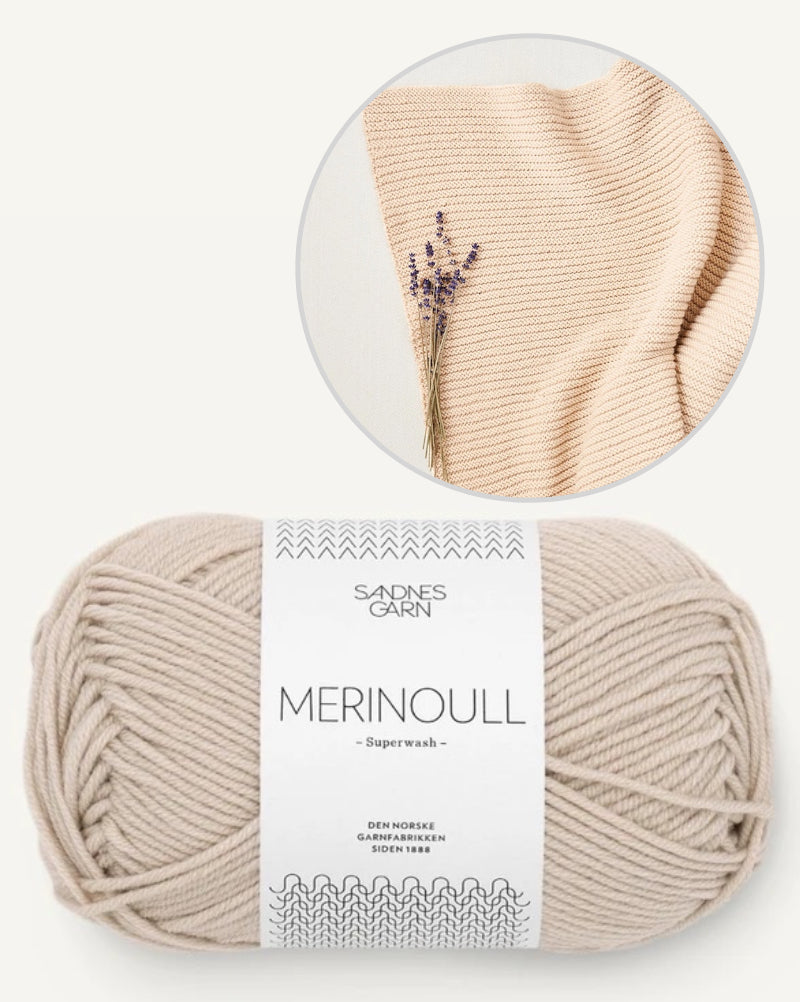 Couverture Billie pour bébé - avec tutoriel gratuit | super douce en laine mérinos de Sandnes Garn