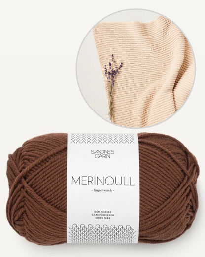 Couverture Billie pour bébé - avec tutoriel gratuit | super douce en laine mérinos de Sandnes Garn