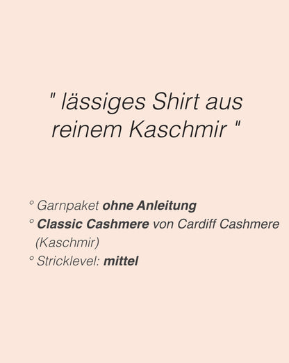Blouse n° 4 | T-shirt décontracté et doux en Classic Cashmere de Cardiff