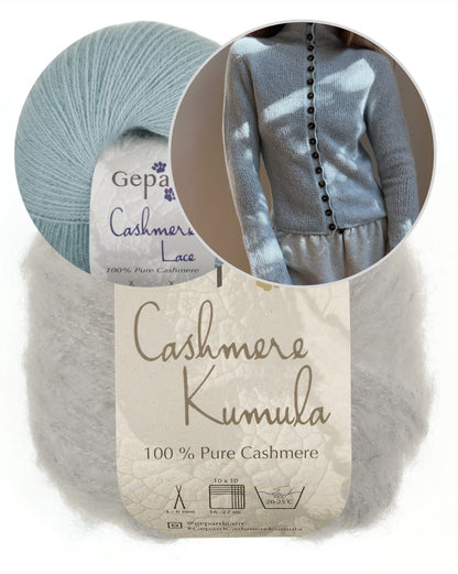 Blouse n° 5 | blouse d'été extrêmement douce en Cashmere Kumula et Cashmere Lace de Gepard Garn