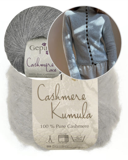 Blouse n° 5 | blouse d'été extrêmement douce en Cashmere Kumula et Cashmere Lace de Gepard Garn
