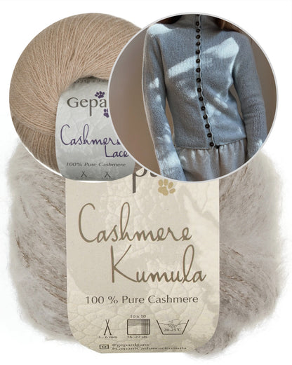 Blouse n° 5 | blouse d'été extrêmement douce en Cashmere Kumula et Cashmere Lace de Gepard Garn