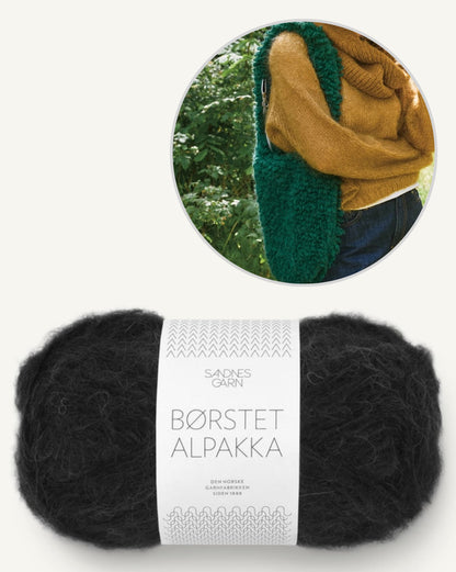 Boho Taske | hæklet af børstet Alpakka fra Sandnes Garn 2507 - DIY