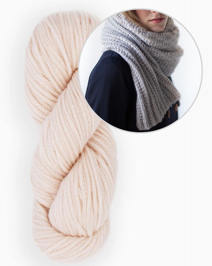 Brosten-sjal | enkelt mønster fra Far af Woolfolk