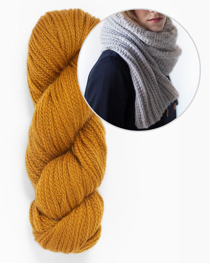 Brosten-sjal | enkelt mønster fra Far af Woolfolk