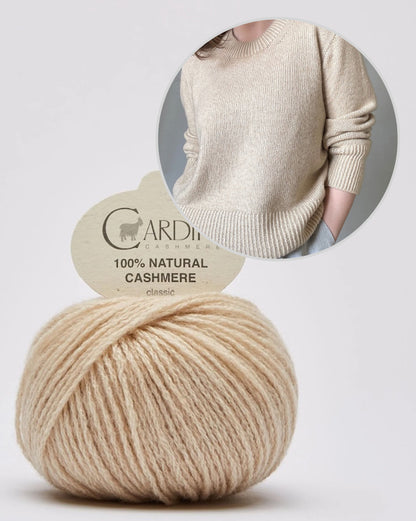Pull Bruno | ultra doux en Classic Cashmere de Cardiff