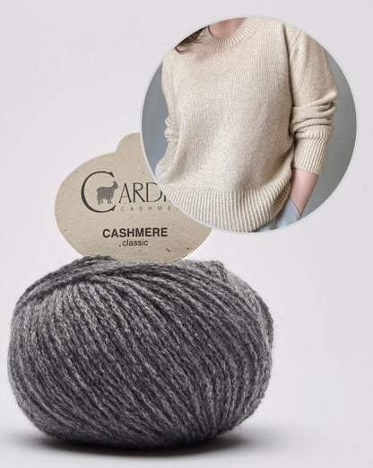 Pull Bruno | ultra doux en Classic Cashmere de Cardiff