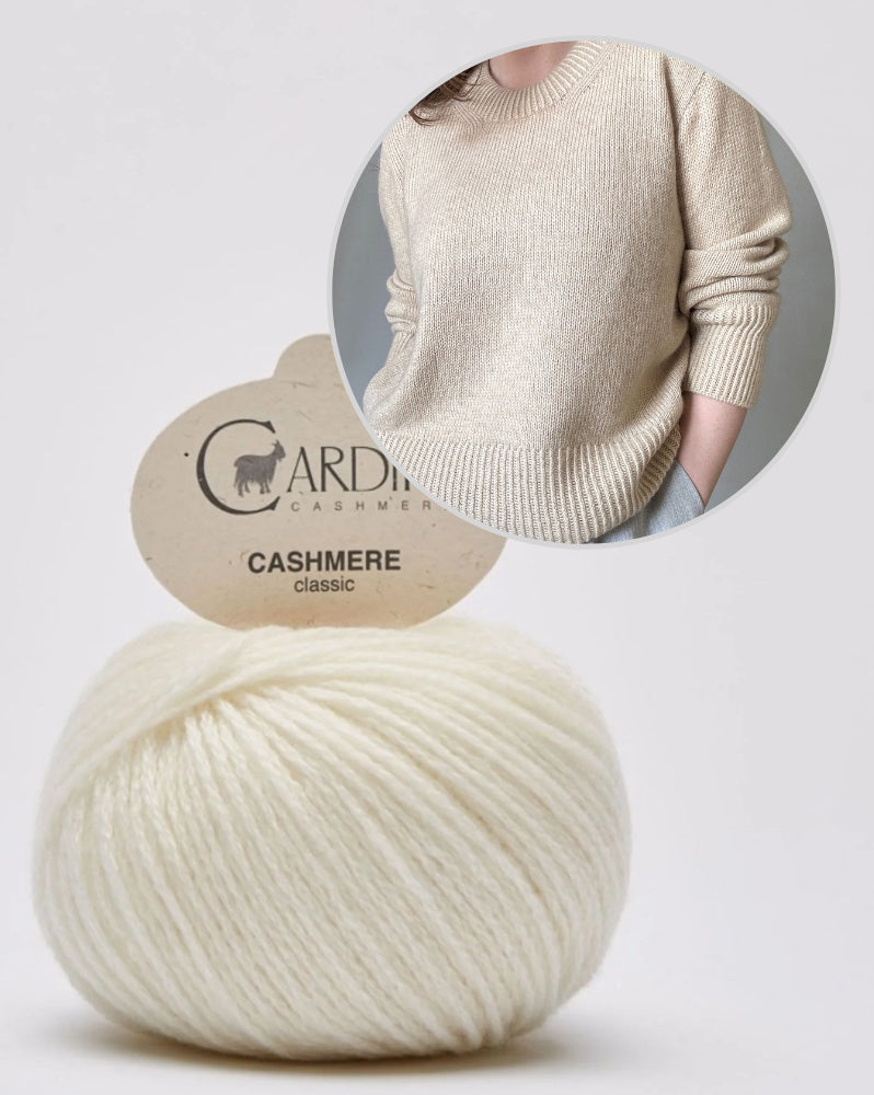 Pull Bruno | ultra doux en Classic Cashmere de Cardiff