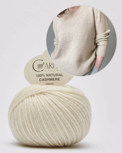 Pull Bruno | ultra doux en Classic Cashmere de Cardiff
