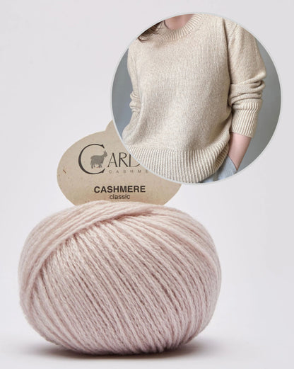 Pull Bruno | ultra doux en Classic Cashmere de Cardiff