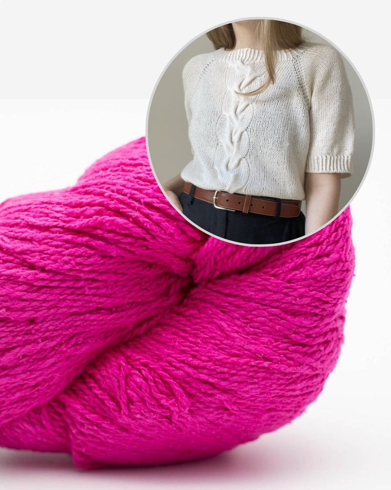 Busan Tee von Aegyoknit mit Soft Silk von BC Garn 8