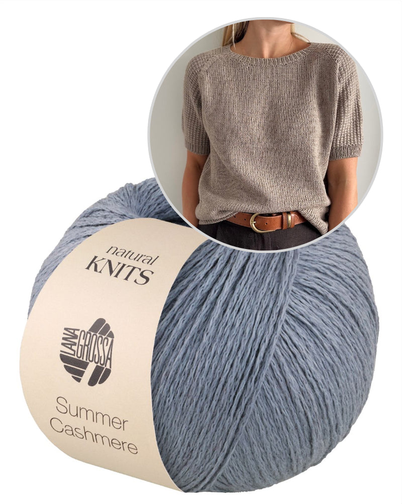 Cabana Tee von Coco Amour Knitwear mit Summer Cashmere von Lana Grossa 11