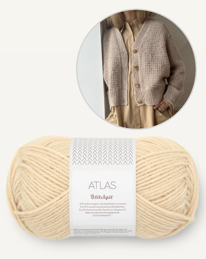 Gilet Caia | motif délicat en satin de Sandnes Garn