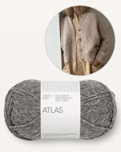 Gilet Caia | motif délicat en satin de Sandnes Garn