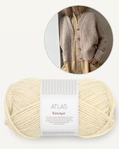 Gilet Caia | motif délicat en satin de Sandnes Garn