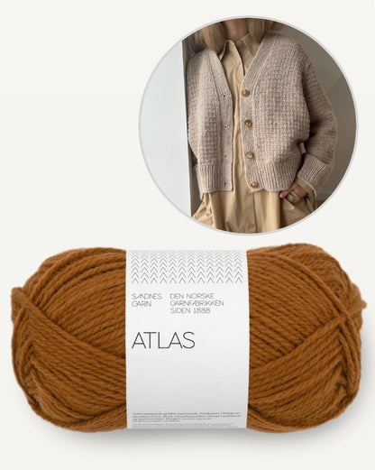 Gilet Caia | motif délicat en satin de Sandnes Garn