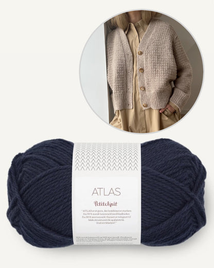 Gilet Caia | motif délicat en satin de Sandnes Garn