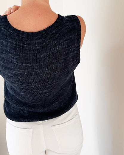 Moon Column Shirt | zartes Basic Top aus Summer Cashmere von Lana Grossa