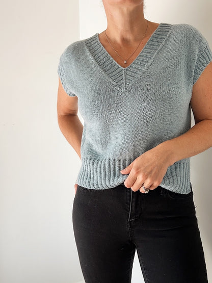 Suri Shirt V-Neck | double encolure en V avec Puno de Pascuali