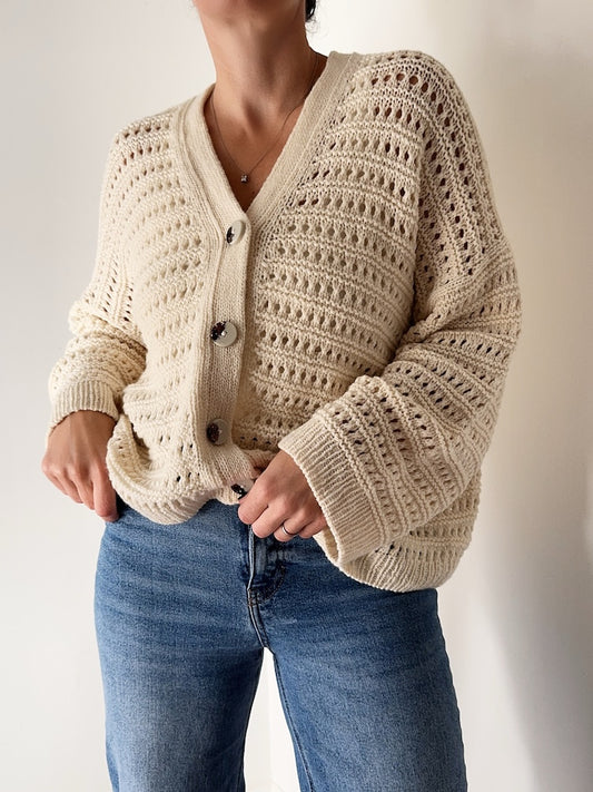 Cardigan Yutori | luxueux et doux en Camel DK de Pascuali