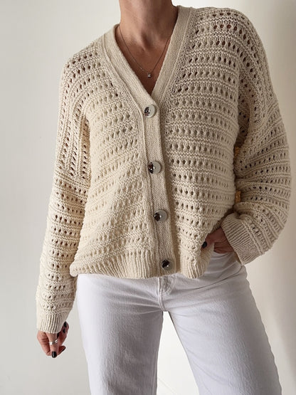Yutori Cardigan | luxurious and soft from Camel DK by Pascuali