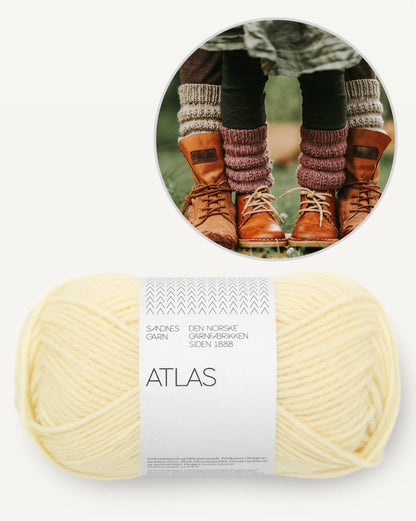 Calluna Socks | Jambières simples en Atlas de Sandnes Garn