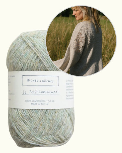 Cardigan No. 2 | delicate oversized cardigan made from Le Petit Lambswool by Biches & Bûches