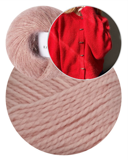 Cardigan No. 9 | klassisch und für jeden Tag aus Woolia und Soft Silk Mohair