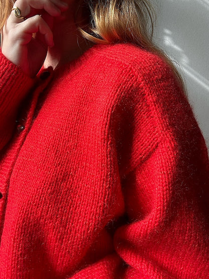 Cardigan No. 9 | klassisch und für jeden Tag aus Woolia und Soft Silk Mohair