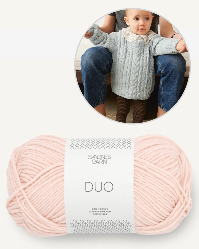 Sandnes Kollektion 2505 Sommerbaby Caspian Sweater Baby mit Duo von Sandnes Garn 10