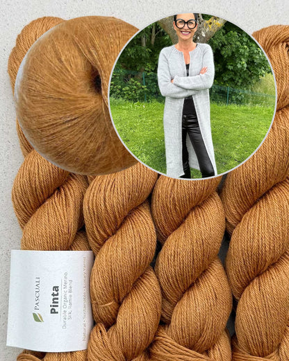 Catelyn Cardigan | casual simple coat from Pinta and Mohair Bliss by Pascuali