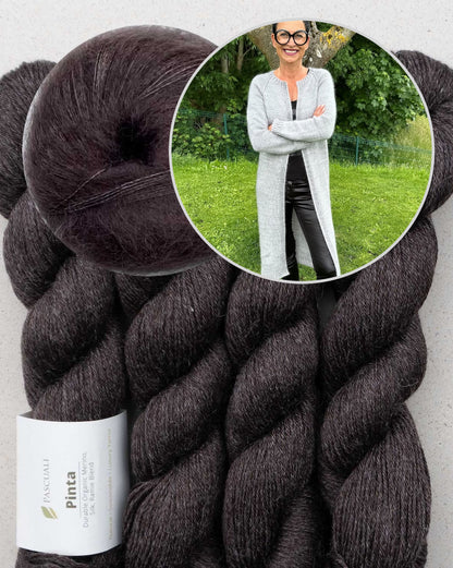 Catelyn Cardigan | casual simple coat from Pinta and Mohair Bliss by Pascuali