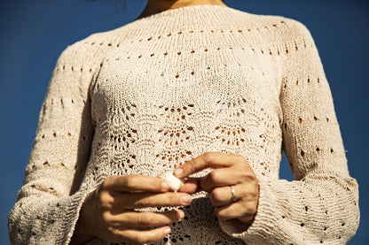 Lovely Sweater | fine shell pattern made from Nepal by Pascuali