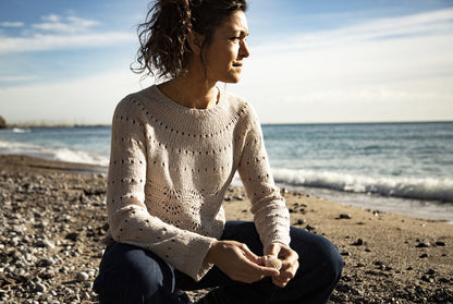 Lovely Sweater | fine shell pattern made from Nepal by Pascuali