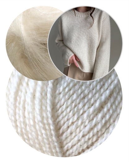 Moreca Knit Chantal Sweater mit Wild & Soft und Kid Seta von Gepard Garn 10