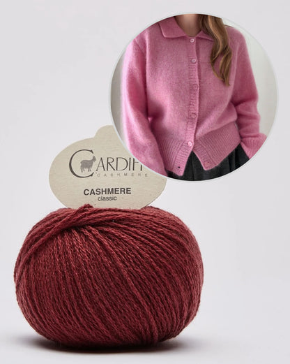 Charlie Cardigan | Extrêmement doux en Classic Cashmere de Cardiff