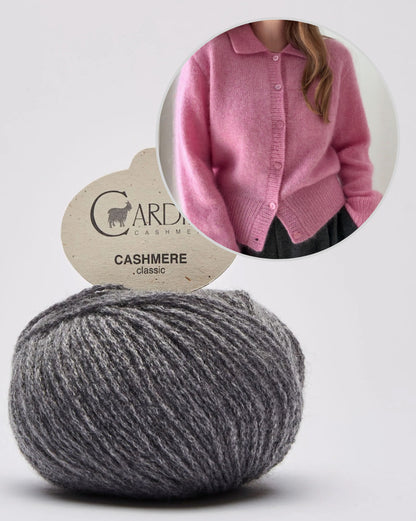 Charlie Cardigan | Extrêmement doux en Classic Cashmere de Cardiff