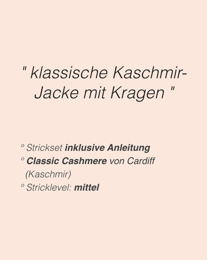 Charlie Cardigan | Extrêmement doux en Classic Cashmere de Cardiff
