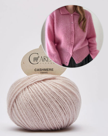 Charlie Cardigan | Extrêmement doux en Classic Cashmere de Cardiff