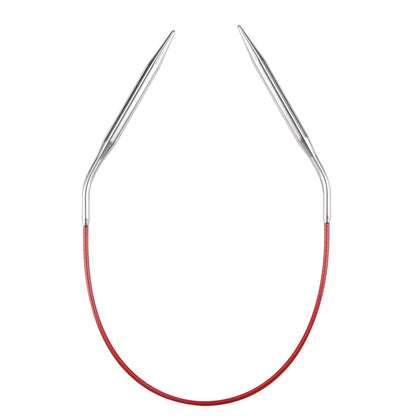Circular knitting needle Knit Red stainless steel - 100cm 
