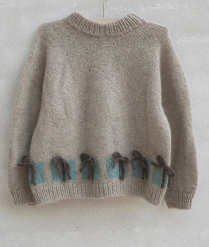 Christmas Morning Sweater Kids | Christmas sweater made of Merino and Soft Silk Mohair by Knitting for Olive